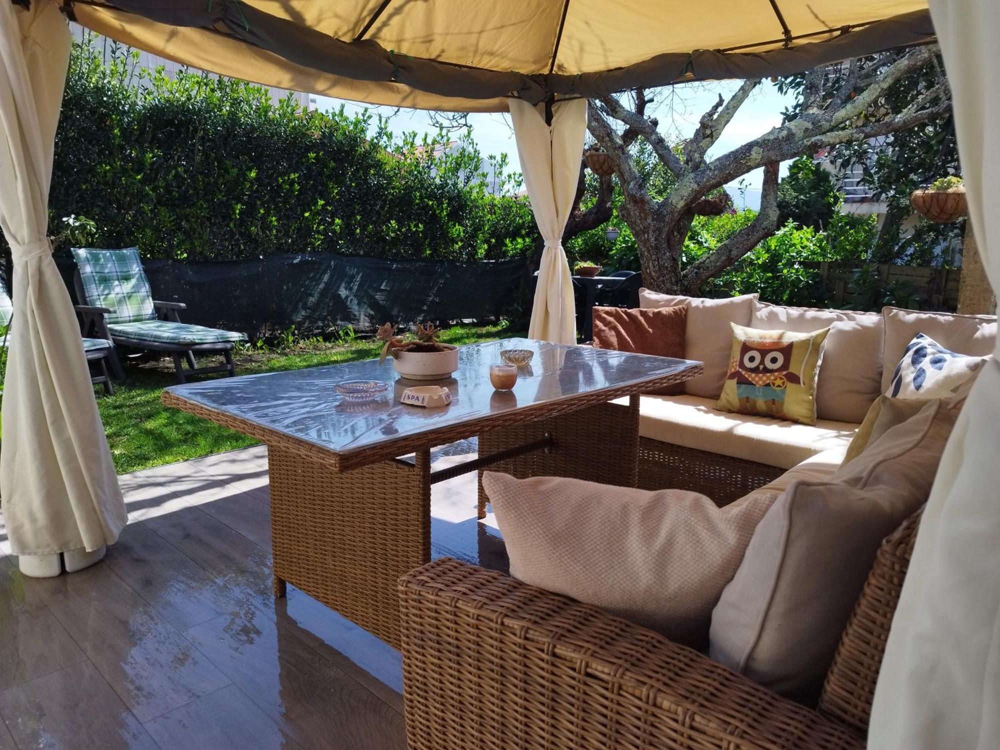 Jardin, Terraza Y Barbacoa Apartman O Grove Kültér fotó